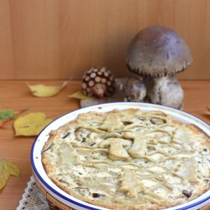 Пирог с грибами Осенняя радость