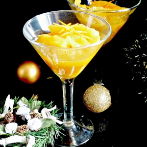 Рождественский десерт из апельсинов для взрослых