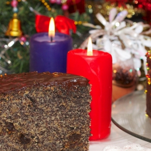 Рождественский маковый торт-Tort makowy