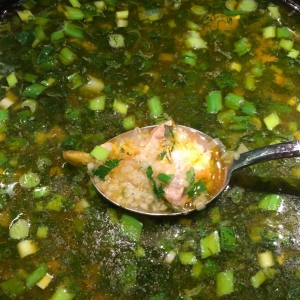 Суп с форелью и кус-кусом в мультиварке