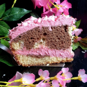 Торт сметанный Розовые сны