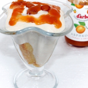 Йогурт - Абрикосовый десерт Три орешка для Золушки
