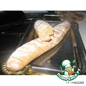 Хлеб - Багеты с отрубями на квасе 