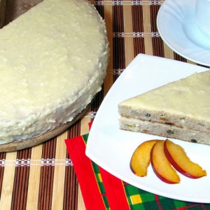 Сливки - Банановый торт с кремом Рафаэлло