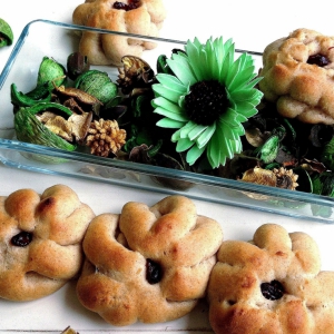 Соль - Булочки-цветы ржаные