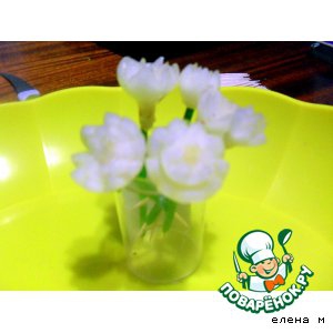 Лук зеленый - Цветы из мелкого лука
