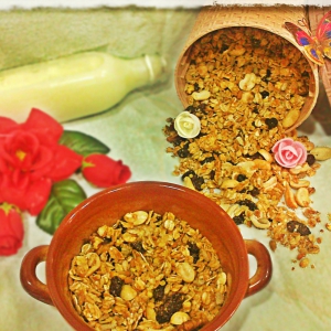 Арахис - Домашняя гранола для завтраков