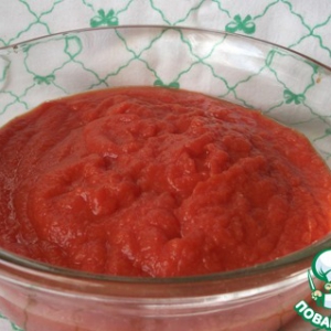 Рецепты - Домашняя густая томатная паста