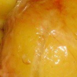 Пекан - Фаршированный картофель в куриной коже