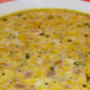 Лук китайский - Фасолевый суп с фаршем