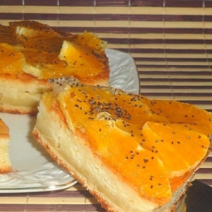 Мак - Французский бисквит с заливными апельсинами