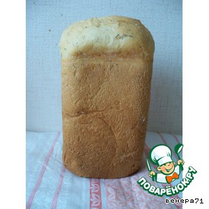 Молоко - Хлеб с укропом и сыром
