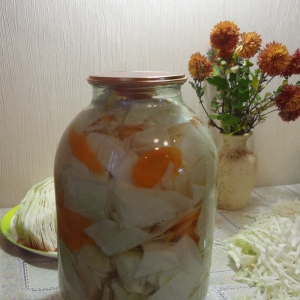 Рецепты салатов - Капуста маринованная