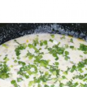 Чеснок - Картофель и курица под молочно-сырным соусом