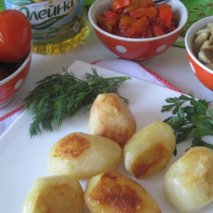 Соль - Картофель из печки