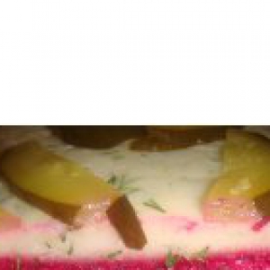 Лук зеленый - Картофельный рулет с селeдкой