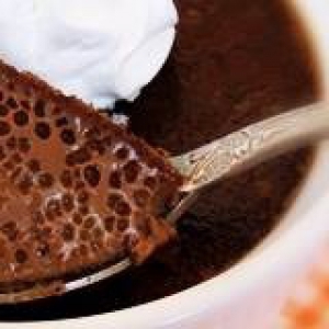 Сливки - Кофейно-шоколадный пудинг
