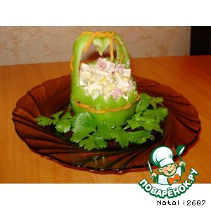 Огурец - Корзиночки с салатиком