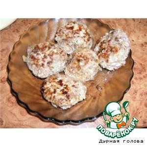Молоко - Котлеты говяжьи с грибами