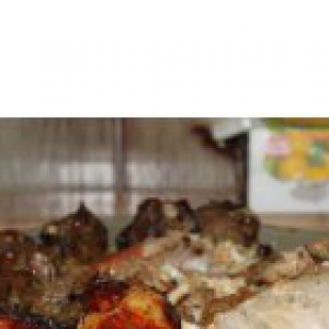 Грибы - Курица, фаршированная печенью и грибам