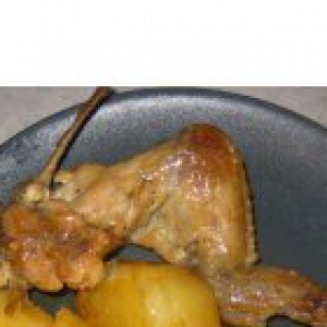Лук репчатый - Курица с картофелем