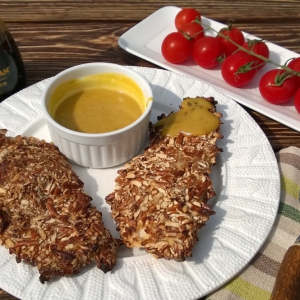 Масло оливковое - Куриные биточки в панировке из соломки