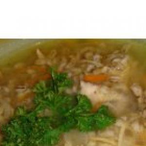 Петрушка - Куриный суп с перловой крупой