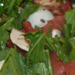 Шампиньон - Летний салат с рукколой