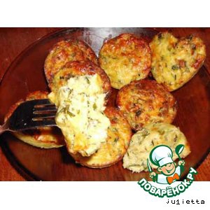 Кабачок - Mаффины с сыром и кабачком