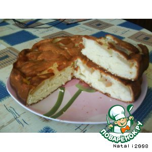 Мамина шарлотка с яблоками