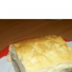 Лук репчатый - Мясной пирог из сдобного бездрожжевого теста