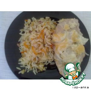 Майонез - Необычное куриное филе с рисом