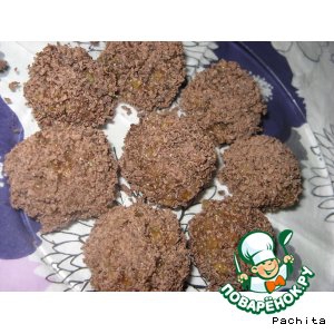 Коньяк - Ореховые грильяжики в шоколаде