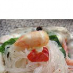 Кунжут - Острый тайский салат с морепродуктами «Побережье»