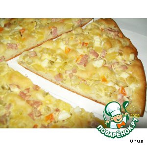 Сыр - Открытый пирог
