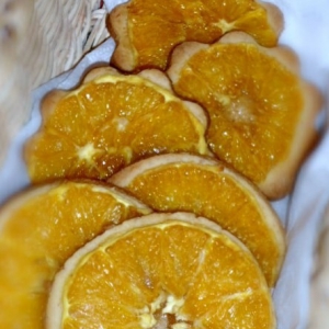 Апельсин - Печенье Дуэт миндаля с апельсином