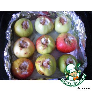 Рецепты - Печеные яблочки