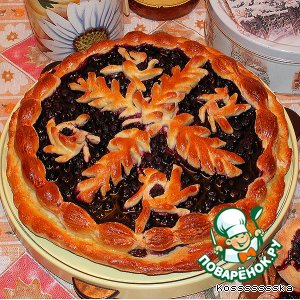 Сливки - Пирог с черникой и ватрушки
