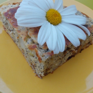 Финик - Пирог с яблоками, финиками и маком