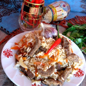 Морковь - Плов с говядиной Семейный