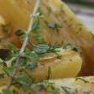 Рецепты - Праздничный слоеный картофель