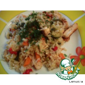 Кабачок - Рис с кабачками