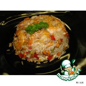 Рецепты восточной кухни - Рис с креветками