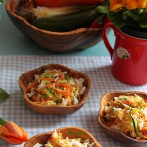 Имбирь - Рис с острыми овощами в кокосовом молоке