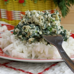 Масло сливочное - Рис с яйцом и весенней зеленью