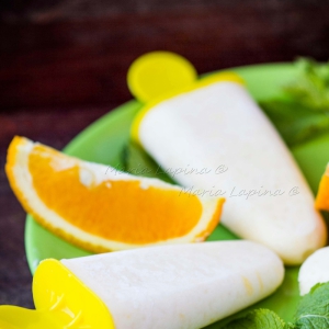 Мята - Рисовое мороженое с апельсиновым соком