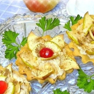 Домашняя кухня - Закуски - Рисовые корзиночки с конфитюром