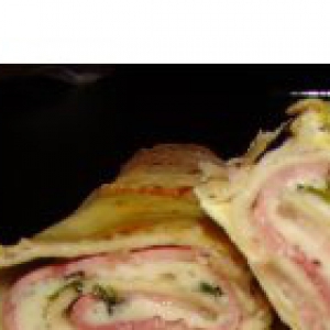 Расторопша пятнистая (чертополох) - Рулетики из лаваша с ветчиной, курицей и сыром