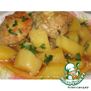 Рецепты - Рыбный картофель к блюду Гефилте фиш
