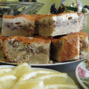 Лук репчатый - Рыбный пирог